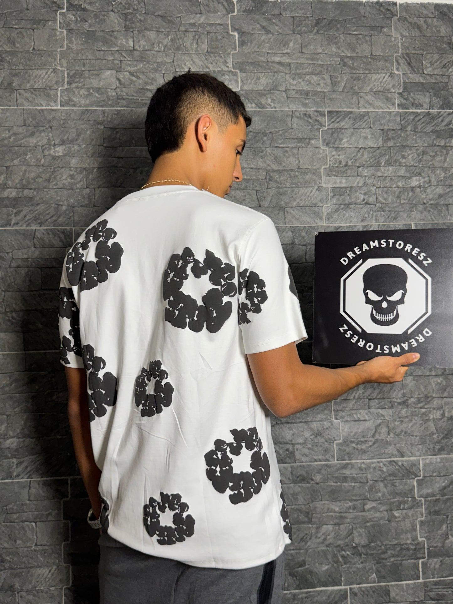 SHIRT DENIM TEARS WHITE