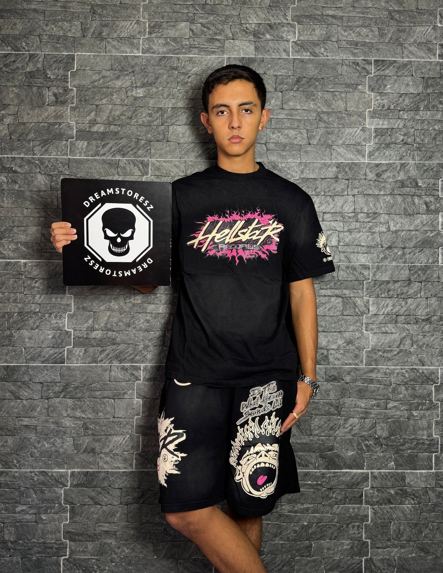 SHORT OUTFIT HELLSTAR # 1 BLACK