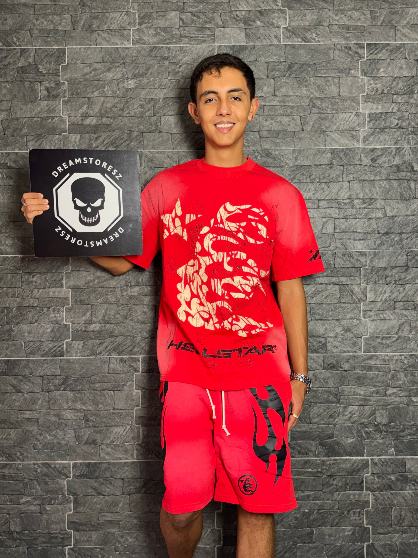 SHORT OUTFIT HELLSTAR # 6 RED