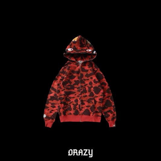BAPE SHARK # 98 RED