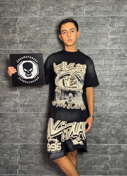 SHORT OUTFIT HELLSTAR # 4 BLACK