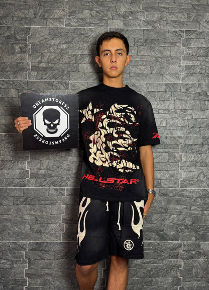 SHORT OUTFIT HELLSTAR # 6 BLACK
