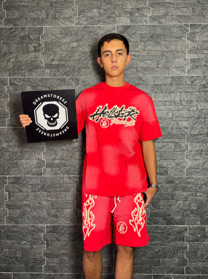 SHORT OUTFIT HELLSTAR # 3 RED