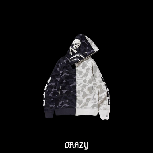 BAPE SHARK # 42 WHITE