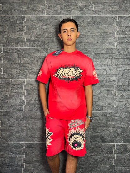 SHORT OUTFIT HELLSTAR # 1 RED