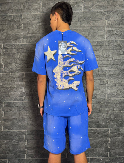 SHORT OUTFIT HELLSTAR # 2 BLUE